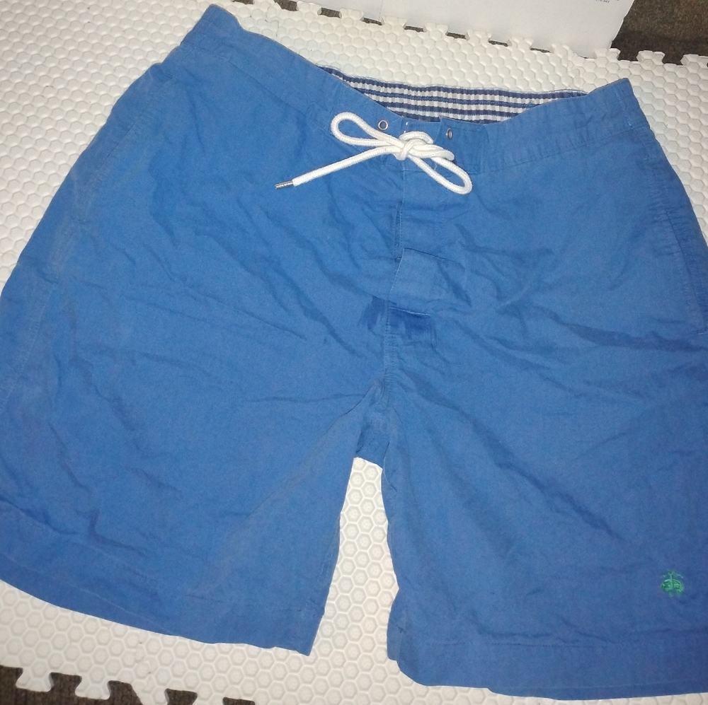 Brooks Brothers Vibrant Blue Swim Shorts